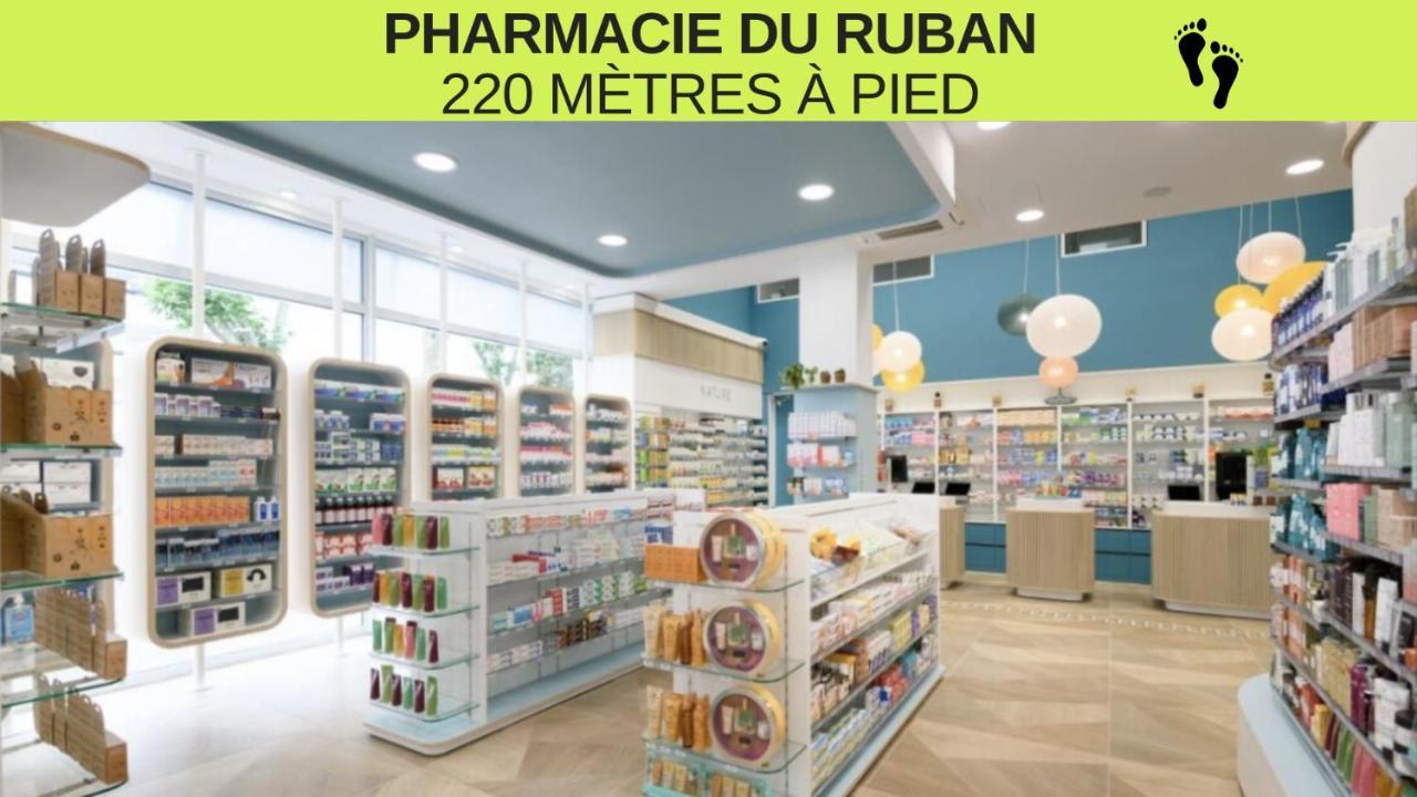 St Nazaire - L'Art Deco - Stationnement Gratuit - Centre Ville - Wifi Fibre Сен-Назар Екстериор снимка