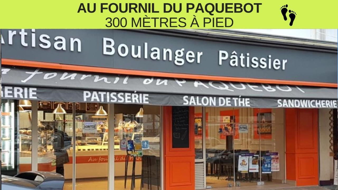 St Nazaire - L'Art Deco - Stationnement Gratuit - Centre Ville - Wifi Fibre Сен-Назар Екстериор снимка